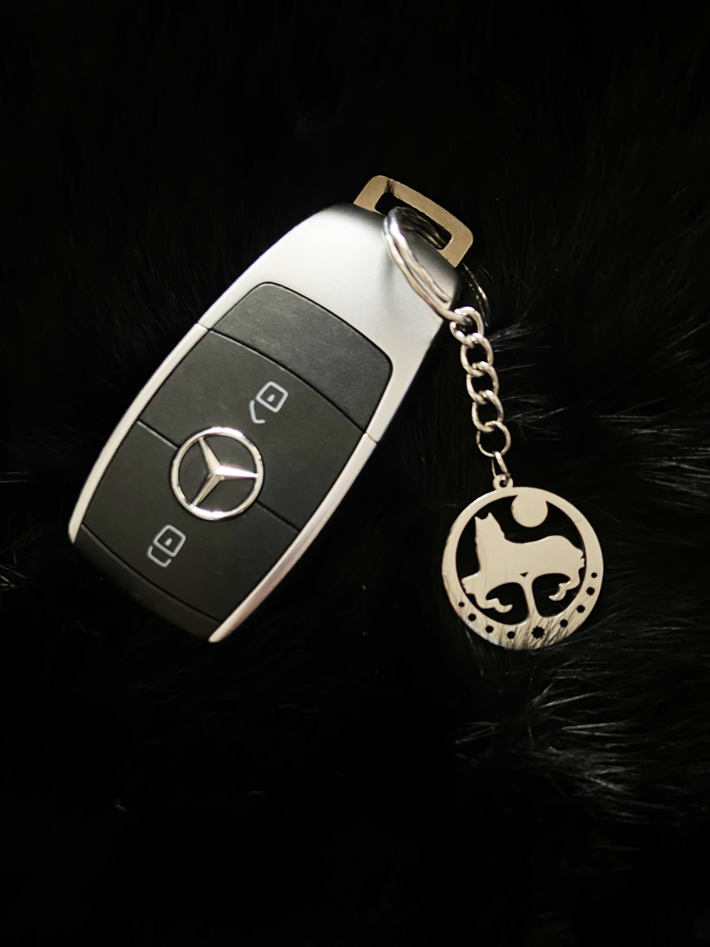 'Borz' Keychain Stainless Steel